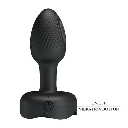 Olman – Vibrating Anal Plug with 5-Color Light